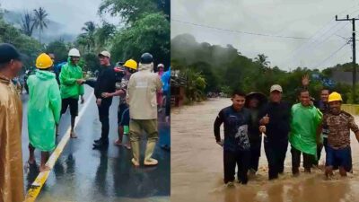 Cuaca Ekstrem, Mentan Terobos Banjir dan Longsor Setelah Pantau Langsung Kondisi Pertanian pada Musim Hujan di Sulsel