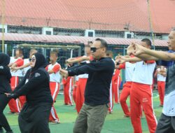 Jumat Ceria: Anak Binaan LPKA Batam Senam Bersama LKP Karya Anak Bangsa