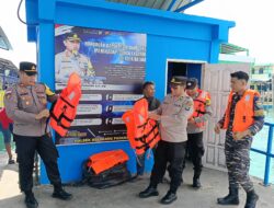 Polsek Belakang Padang Turun Langsung, Edukasi Pengemudi Boat Pancung Soal Keselamatan