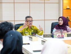 Terima Kunjungan IPMKOB Pekanbaru, Jefridin Paparkan Pembangunan Infrastuktur