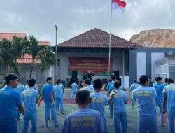 Tingkatkan Kebugaran dan Bangun Semangat Kebersamaan, Rutan Batam Laksanakan Olahraga Bersama