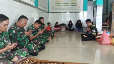 Jumat Berkah Koramil 03/Nongsa bersama Anak Yatim Piatu