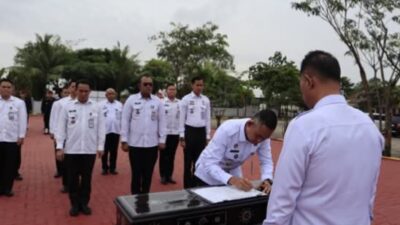 Penandatanganan Komitmen Bersama dilingkungan Lapas Batam