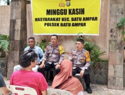 Minggu Kasih Polsek Batu Ampar bersama Warga Tanjung Pantun Sei Jodoh