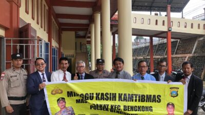 Minggu Kasih Polsek Bengkong, Ini Pesan Bhabinkamtibmas Tanjung Buntung