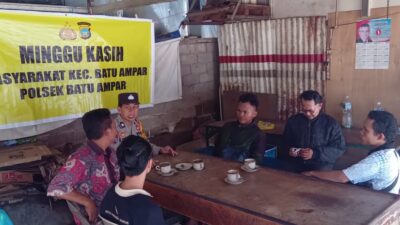 Minggu Kasih Polsek Batu Ampar di Pangkalan Ojek Seraya