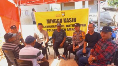 Forum Minggu Kasih Polsek Batu Ampat Tampung Aspirasi Warga Tanjung Sengkuang