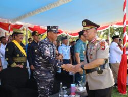 Danlantamal IV Hadiri Upacara Sertijab Kapolda Kepri