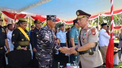 Danlantamal IV Hadiri Upacara Sertijab Kapolda Kepri